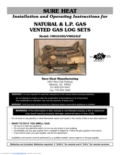 Sure Heat VMO24NG Installation And Operating Instructions Manual