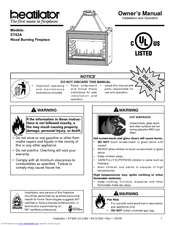 Heatilator ST42A Owner's Manual