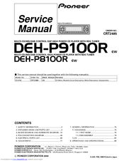 Pioneer CX-916 Service Manual
