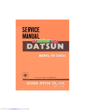 Datsun 411 Series Service Manual