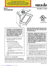 Heat-N-Glo CFX-DIAMOND Installer's Manual