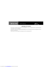 Qlink RD400 User Manual