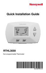 Honeywell RTHL3550 Quick Installation Manual
