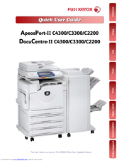 Fuji Xerox ApeosPort-II C2200 Quick User Manual