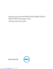 Dell PowerVault MD3800i Getting Started Manual
