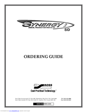 Ross Synergy 2 SD Ordering Manual