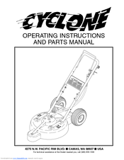 C-Tech Cyclone Operating Instructions And Parts Manual