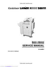Ricoh B052 Service Manual