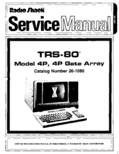 Radio Shack TRS-80 Service Manual