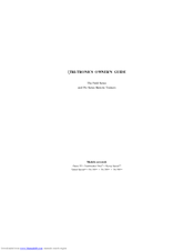 Tri-Tronics Upland SpecialXLS Owner's Manual