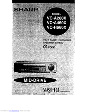 Sharp vc-h660x Operating Manual