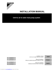 Daikin EBLQ054BA6VJU1 Installation Manual