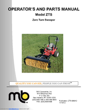 MB ZTS Operator's Manual