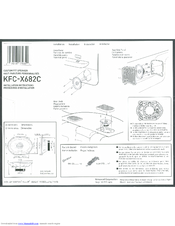 Kenwood EXCELON KFC-X682C Installation Manual