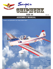 Seagull Models Super chipmunk Size 55 Assembly Manual