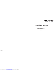 Polaris Trail Boss 330 2003 Service Manual