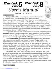 Zartek WT-206 PRO Series User Manual