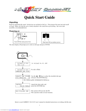 Roland CammJet CJ-500 Quick Start Manual