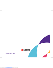 Kyocera jitterbug touch Quick Start Manual