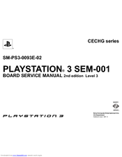 PlayStation SM-PS3-0093E-02 PLAYSTATION 3 Service Manual