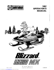 Ski-Doo 1982 Blizzard 5500 MX Operator's Manual