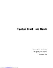 Ascend Pipeline 50 Start Manual