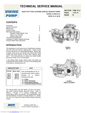 Viking pump Series 123 Technical & Service Manual