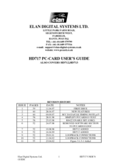 ELAN DIGITAL SYSTEMS LTD. HD717 User Manual