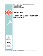 Milnor 72044 WP2 Service Manual