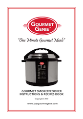 Gourmet Genie Gourmet Smoker Cookery Book & Operating Instructions
