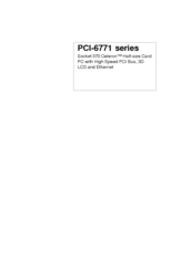 Advantech PCI-6771 series User Manual