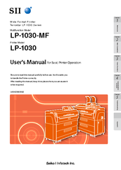 Seiko I Infotech LP-1030 User Manual