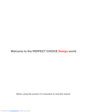 PERFECT CHOICE PC-217244 User Manual And Technical Manual