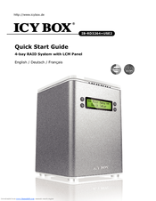 Icy Box IB-RD3264+USE2 Quick Start Manual