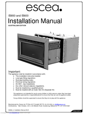 Escea Ib850 Manuals Manualslib