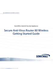 SonicWALL SAVR 80 Getting Started Manual