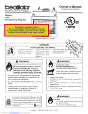 Heatilator CI80 Owner's Manual