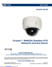 Vicon Cruiser SN663V Quick Manual