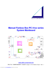 Delta Components Fanless Box PC 31xx series Manual