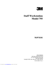3M Staff Workstation 795 Staff Manual