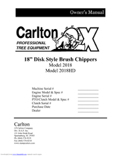 Carlton 2018HD Owner's Manual