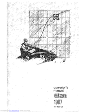 BOMBARDIER elan 1987 Operator's Manual