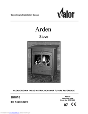 Valor The Arden Operating & Installation Manual