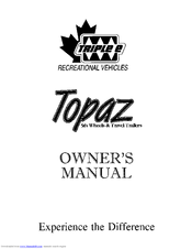 Triple E Topaz Owner's Manual