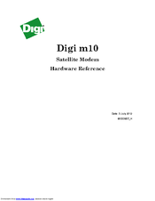 Digi M10 Technical overview and Hardware Reference Manual
