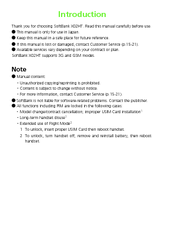 SoftBank X02HT User Manual