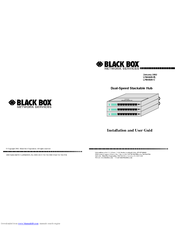 Black Box LH8000A-C Installation And User Manual