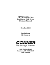 Conner CFP2105E Product Manual