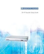 Dedicated Micros DV-IP Decoder Setup Manual