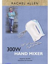 Rachel Allen RA-HM 1 Instructions And Guarantee